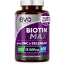 Biotin Max with Zinc & Selenium High Strength 400 caps