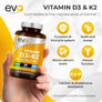 Vitamin D3 & K2 (MK-7) 180 Tablets