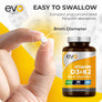 Vitamin D3 & K2 (MK-7) Tablets