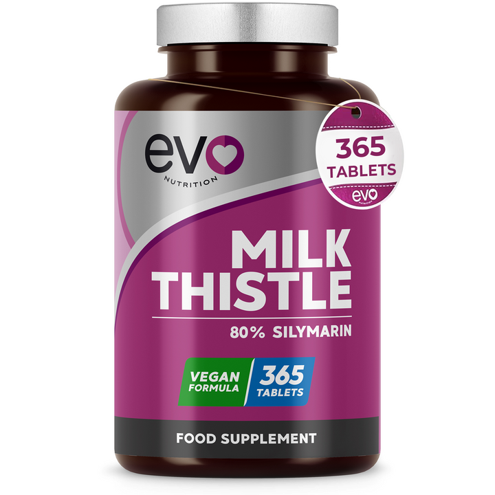 Milk Thistle Tablets | 80% Silymarin | 365 Tablets | Vegan Supplement | Milk Thistle Capsules Alternative