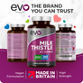 Milk Thistle Tablets | 80% Silymarin | 365 Tablets | Vegan Supplement | Milk Thistle Capsules Alternative