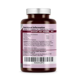 Beetroot & L-Citrulline Capsules – Nitric Oxide Booster