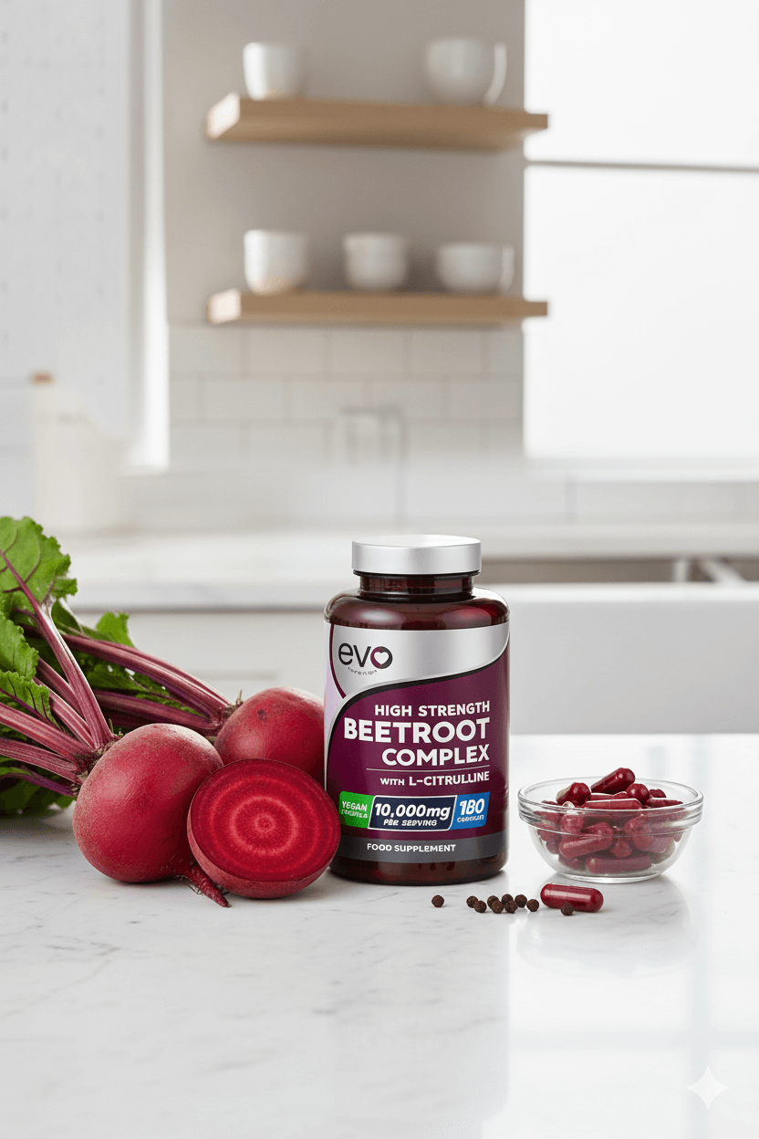 Beetroot & L-Citrulline Capsules – Nitric Oxide Booster