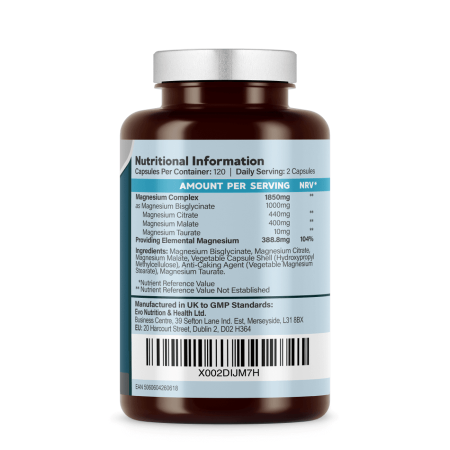 Magnesium 4 In 1 1850mg 120 Capsules
