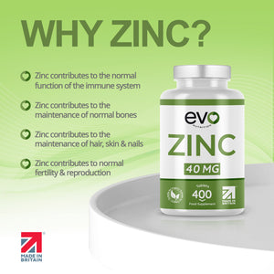 Zinc 40mg Supplements